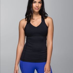 LULULEMON STRAPPY BLACK TANK TOP